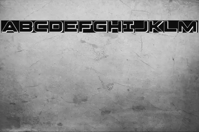 Pilot Command 3D Font examples