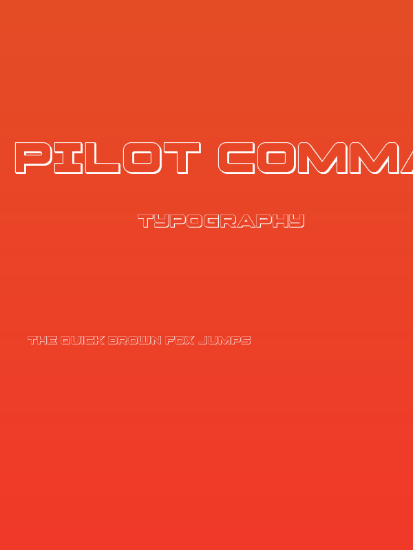 Pilot Command 3D Poster