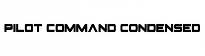 Pilot Command Condensed  Fuentes Gratis Descargar