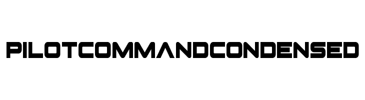 Pilot Command Condensed  Descarca Fonturi Gratis