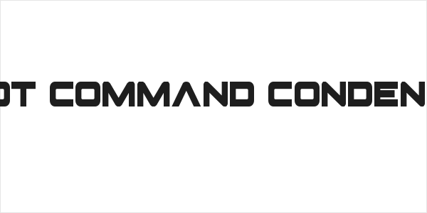 Pilot Command Condensed Logo