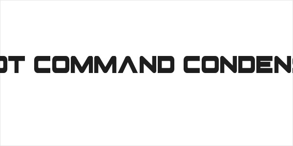 Pilot Command Condensed Logo