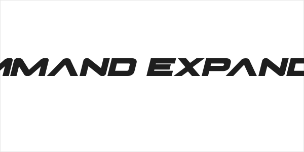 Pilot Command Expanded Italic Logo