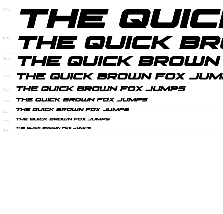 Pilot Command Expanded Italic Waterfall