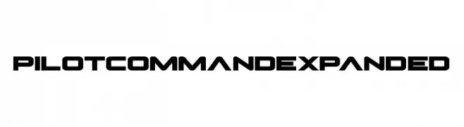 Pilot Command Expanded  baixar fontes gratis