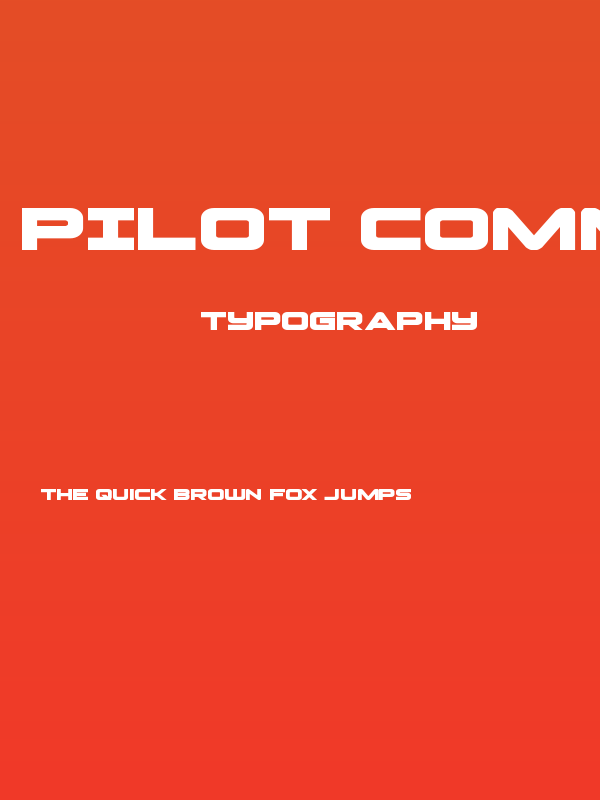 Pilot Command Expanded Poster