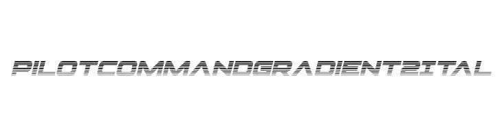 Pilot Command Gradient 2 Ital  Frei Schriftart Herunterladen