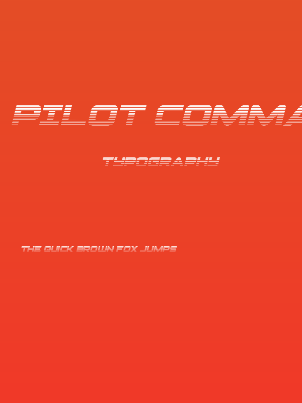 Pilot Command Gradient 2 Ital Poster