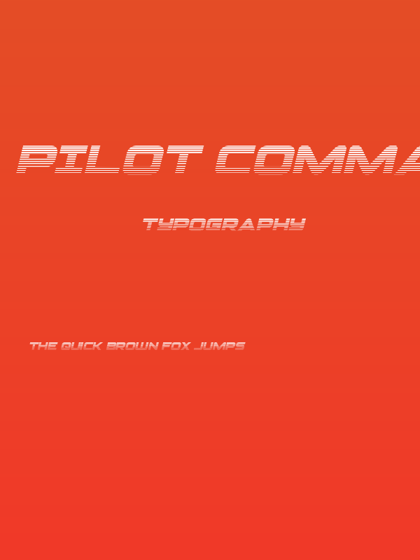 Pilot Command Gradient 2 Ital Poster