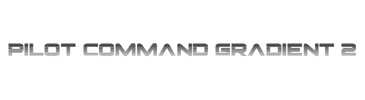 Pilot Command Gradient 2  免费字体下载