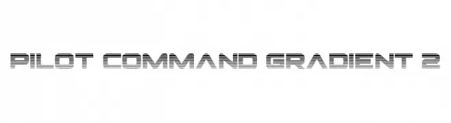 Pilot Command Gradient 2  免费字体下载