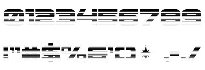 Pilot Command Gradient 2 Font OTHER CHARS