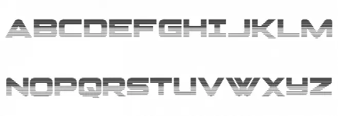 Pilot Command Gradient 2 Schriftart Groß