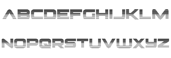 Pilot Command Gradient 2 Font LOWERCASE