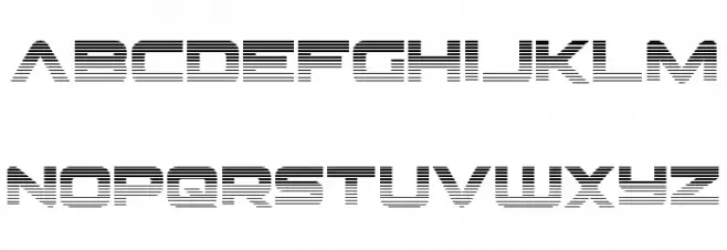 Pilot Command Gradient 2 Schriftart Kleinbuchstaben