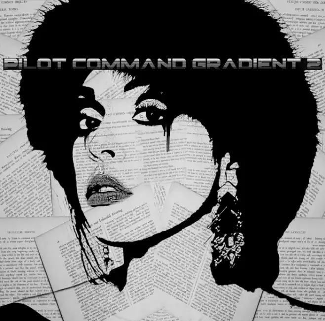 Pilot Command Gradient 2 Font examples