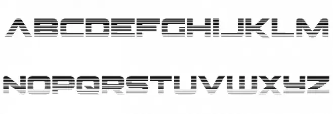 Pilot Command Gradient 2 Schriftart Kleinbuchstaben