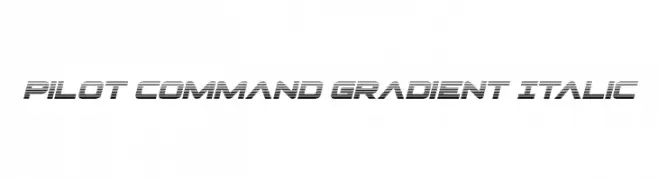 Pilot Command Gradient Italic  baixar fontes gratis