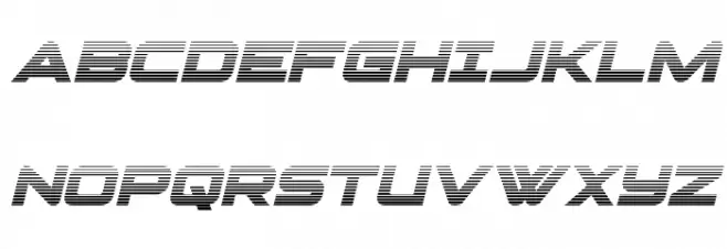 Pilot Command Gradient Italic خط أحرف كبيرة