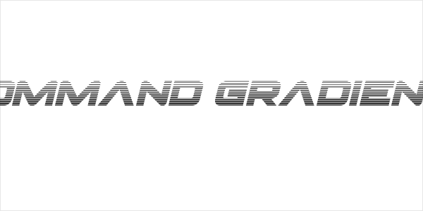 Pilot Command Gradient Italic Logo