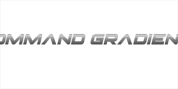 Pilot Command Gradient Italic Logo