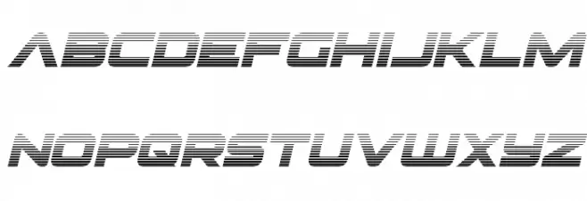 Pilot Command Gradient Italic Fuentes MINÚSCULAS