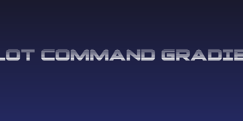 Pilot Command Gradient Social Header