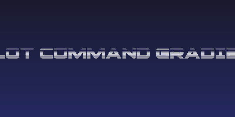 Pilot Command Gradient Social Header