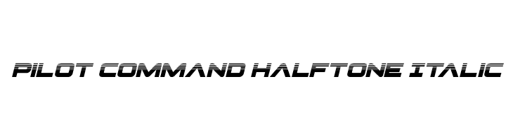 Pilot Command Halftone Italic  नि: शुल्क फ़ॉन्ट्स डाउनलोड