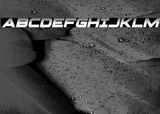 Pilot Command Halftone Italic Font examples