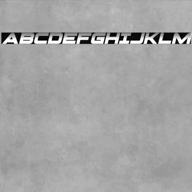 Pilot Command Halftone Italic Font examples