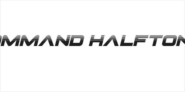 Pilot Command Halftone Italic Logo