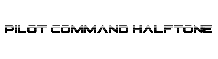 Pilot Command Halftone  免费字体下载
