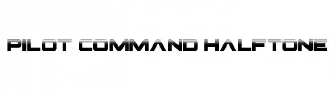 Pilot Command Halftone  免费字体下载