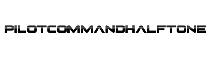 Pilot Command Halftone  font caratteri gratis
