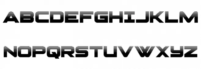 Pilot Command Halftone Шрифта ВЕРХНИЙ
