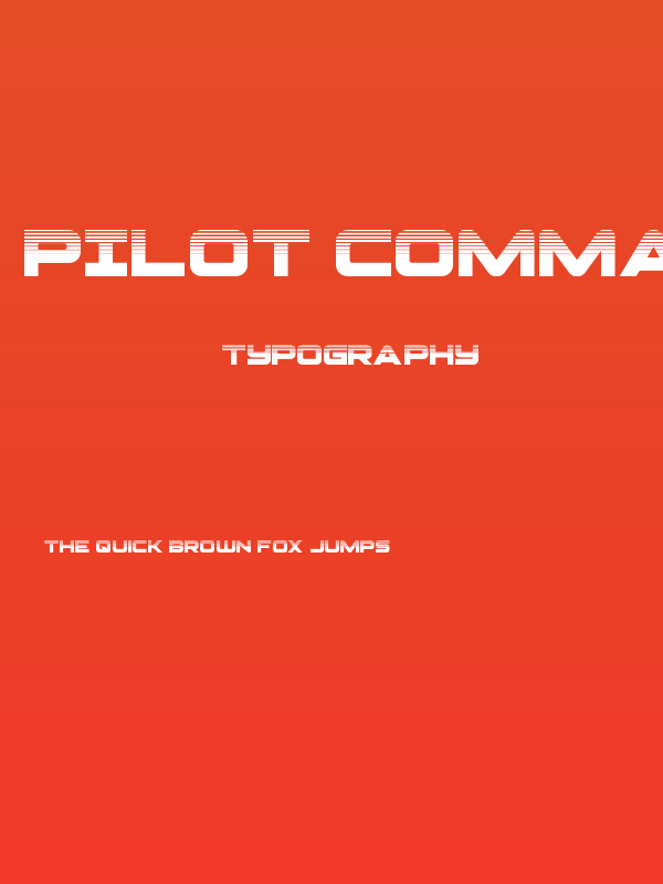 Pilot Command Halftone Poster