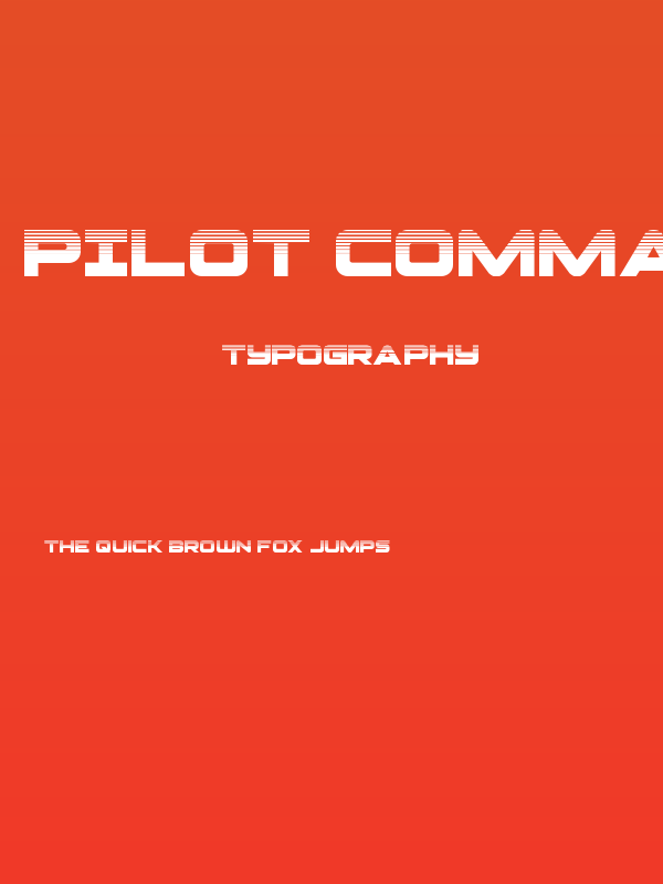 Pilot Command Halftone Poster