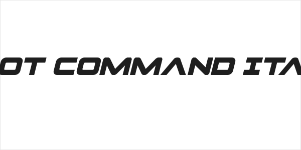 Pilot Command Italic Logo