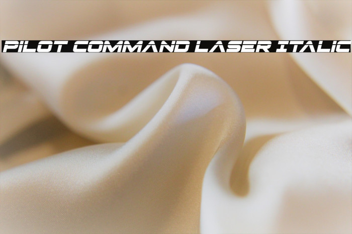 Pilot Command Laser Italic Example 2