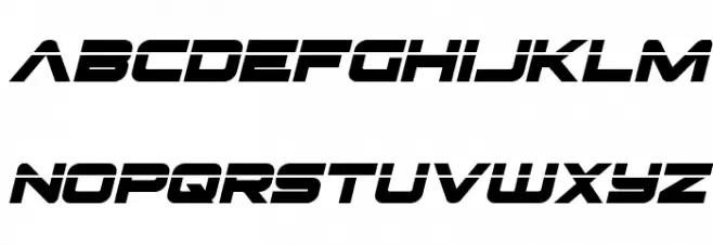 Pilot Command Laser Italic Fuentes MINÚSCULAS