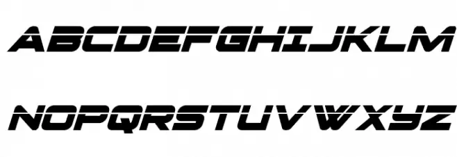 Pilot Command Laser Super-Ital Font Litere mari