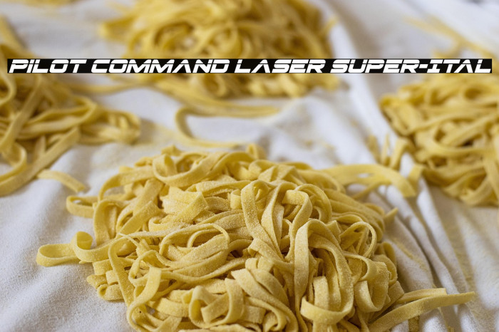 Pilot Command Laser Super-Ital Example 2