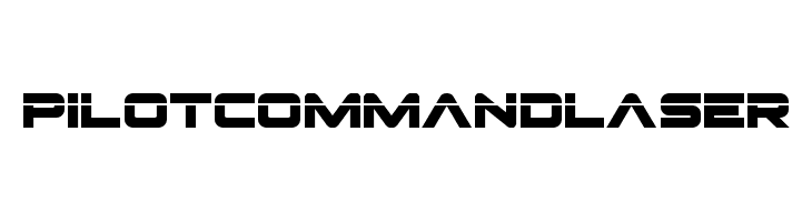Pilot Command Laser  font caratteri gratis