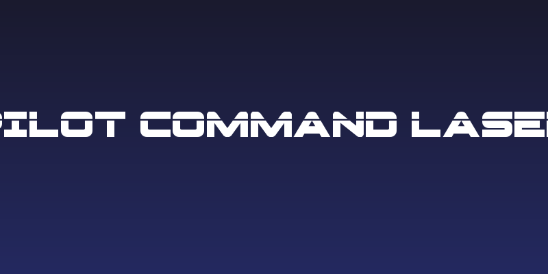 Pilot Command Laser Social Header