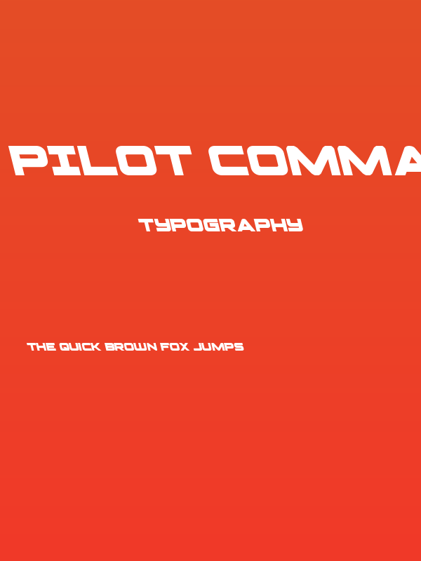 Pilot Command Leftalic Poster