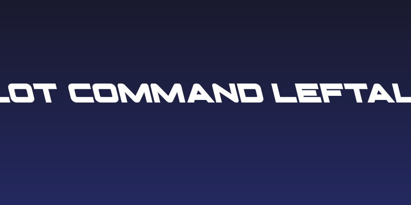 Pilot Command Leftalic Social Header