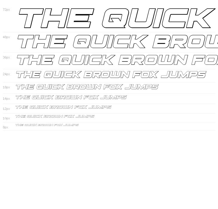 Pilot Command Outline Italic Waterfall