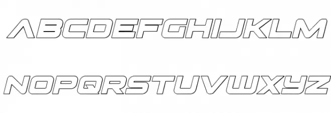 Pilot Command Outline Italic Polices MINUSCULES