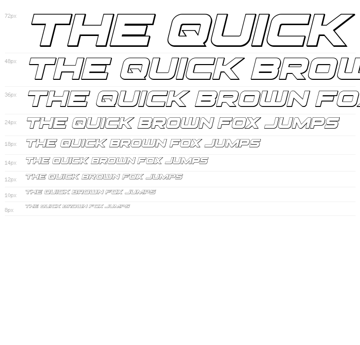 Pilot Command Outline Italic Waterfall